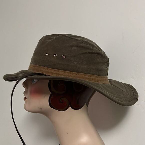 OUTBACK TRADING COMPANY WILLIS WESTERN HAT SIZE SMALL/MEDIUM - Picture 2 of 9